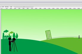 两个人在做测量的效果动画7秒