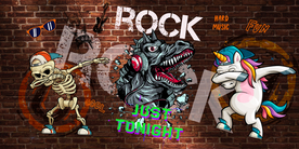 嘻哈摇滚装饰画背景墙