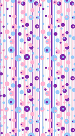 抽闲条子圆形乱花