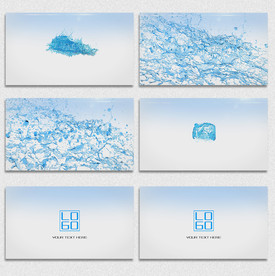 液态小球LOGO演绎片头AE模