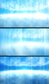 蓝色明亮光圈云层视频素材