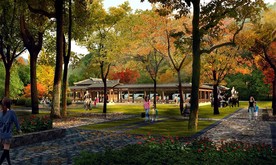 森林公园景点效果图