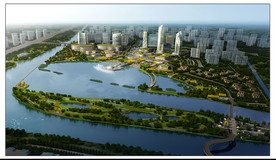 城市水利规划 效果图