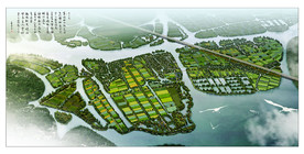 市政水利规划效果图