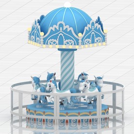 莫兰迪色旋转木马