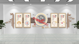 光盘行动食堂文化墙