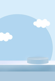 电商立体空间背景