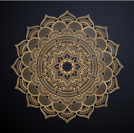 高清透明现代风格组合青花瓷花纹