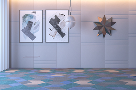 北欧客厅沙发背景墙