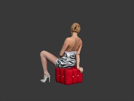 人物模型  女人