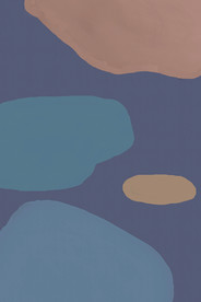 北欧风格抽象色块装饰画