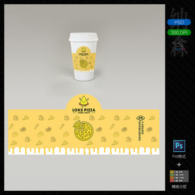 奶茶杯设计+样机模板