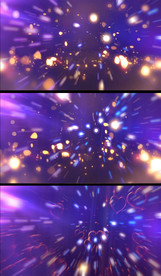 粒子动态心形飘荡视频背景