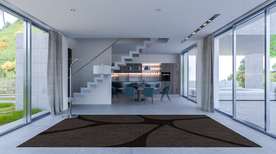 现代客厅沙发背景墙摄影墙