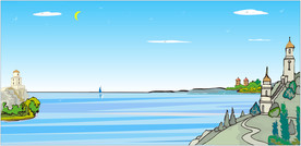 山水墨画意境山水禅境油画风景画