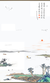 山水墨画山水意境山水禅境山水画