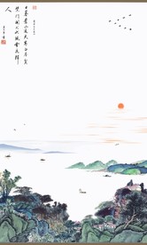 山水墨画山水意境山水禅境山水画