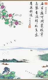 山水墨画山水意境山水禅境山水画