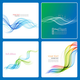 矢量线条科技线条蓝色线条背景