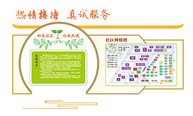 社区服务文化墙