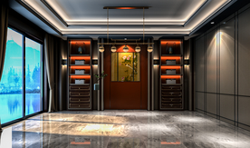 新中式背景墙客厅沙发背景摄影墙