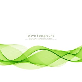 绿色曲线背景