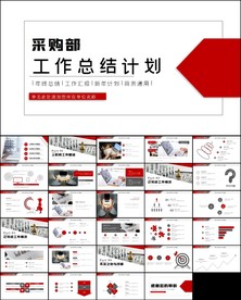 采购部门工作汇报总结ppt