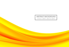 黄色动感线条