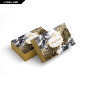 礼品包装 创新纹理 中国风山水