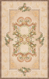 复古花纹简欧地毯