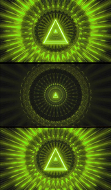 闪耀绿光舞台DJ酷炫背景视频