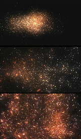 9组花苗扩散动态特效视频素材