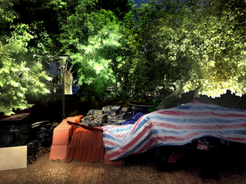 别墅亮化PSD分层素材