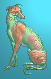 狗-故宫博物院清代艾启蒙十骏犬