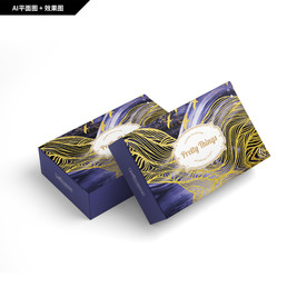 礼品包装 创新纹理 中国风山水