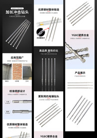 冲击钻长钻头详情页