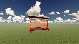 祈福栏（3d和平面文件）