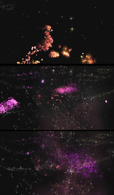 唯美粒子飘散动态背景