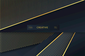 高档金色封面背景