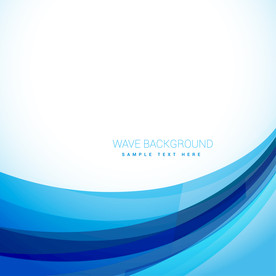 蓝色抽象波纹背景