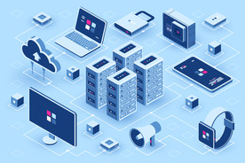 计算机等距图标