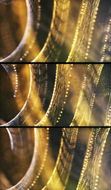 金色粒子流动背景视频