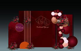 小预算订婚宴派对背景设计