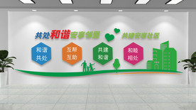 清新社区文化墙