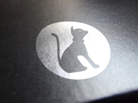 品牌logo纸质烫金银样机