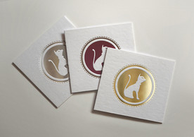 品牌logo纸质烫金银样机