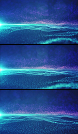 波浪形粒子动态背景