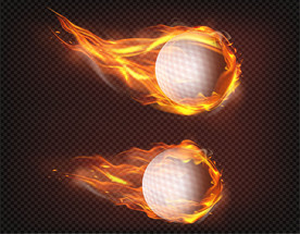 火焰高尔夫球