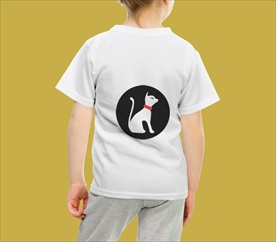 品牌logo儿童T恤样机