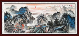 山水画 水墨山水画 意境山水画